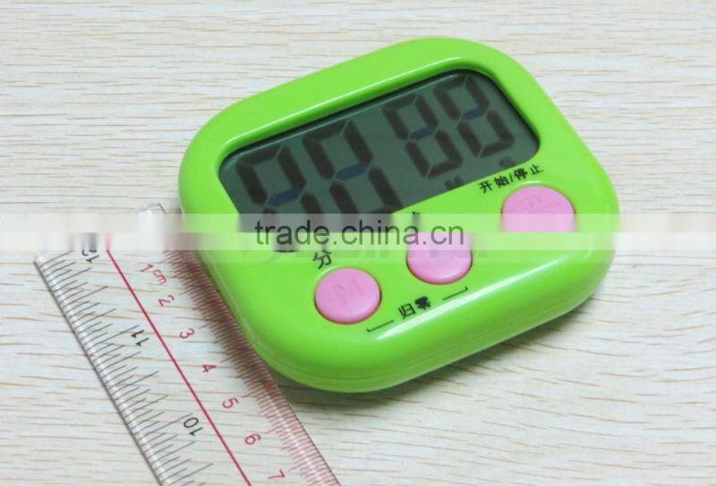 64.5*33.5mm Big Screen 4 Digits Multi Function Cooking Countdown Timer