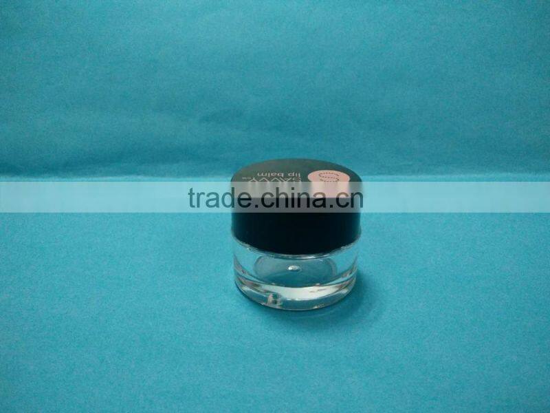 5g, 8g,10g transparent cosmetic jar for skin care use