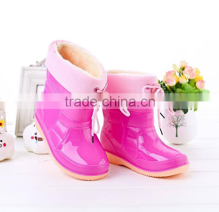 2015 new shoes shoes new autumn and winter warm cotton mouth child boots