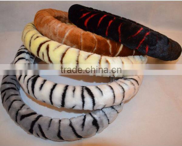 leopard steering wheel cover