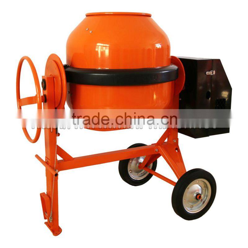 300L 6HP manual gasoline mixer concrete cement mixer with GS ROHS SAA