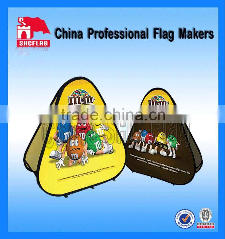 2014 new product logo printing with pop up a frame banner