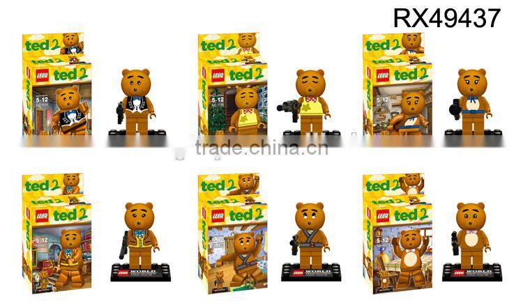 Hot sale super heroes star war minifigure blocks toys