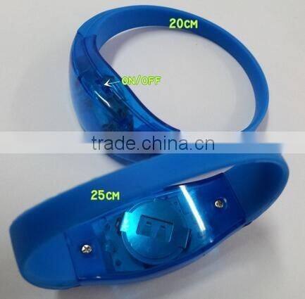 Hot Selling voice control led bracelet sound activated glow bracelet for party clubs concerts dancing christmas
