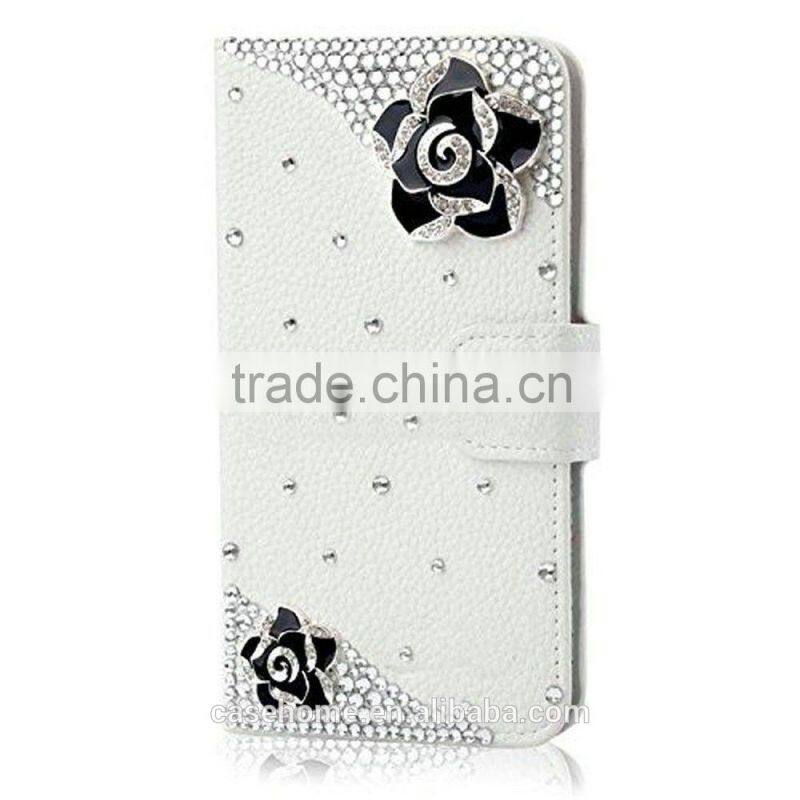 Girls Flip Cover for Samsung Galaxy Core Prime Diamond Case