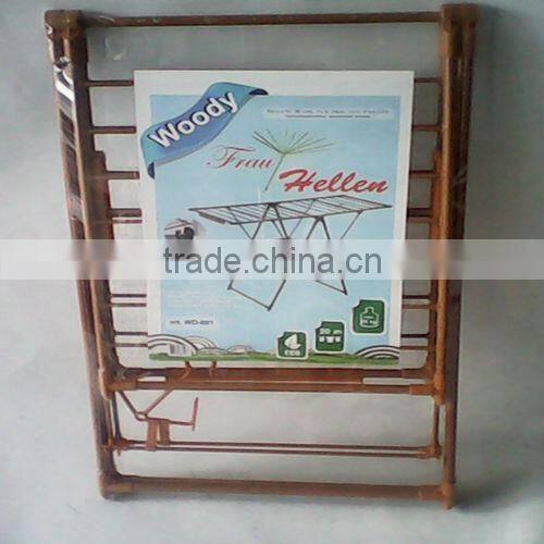 Folding Steel Wooden Color Baby Clothes Dryer Stand