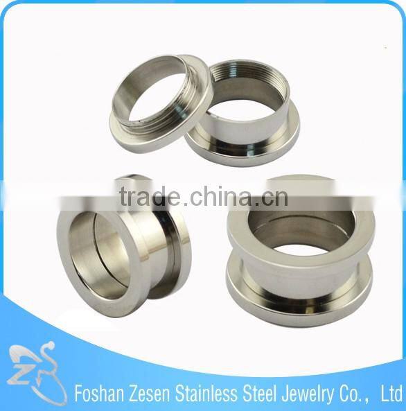 Competitive price medical steel gold ear tunnels body jewelry piercing wholesale