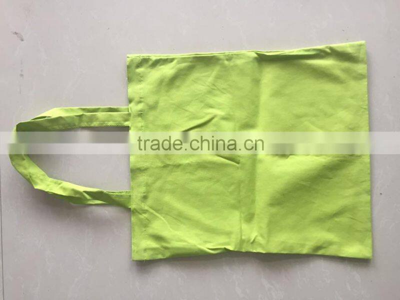 green cotton promotion bag