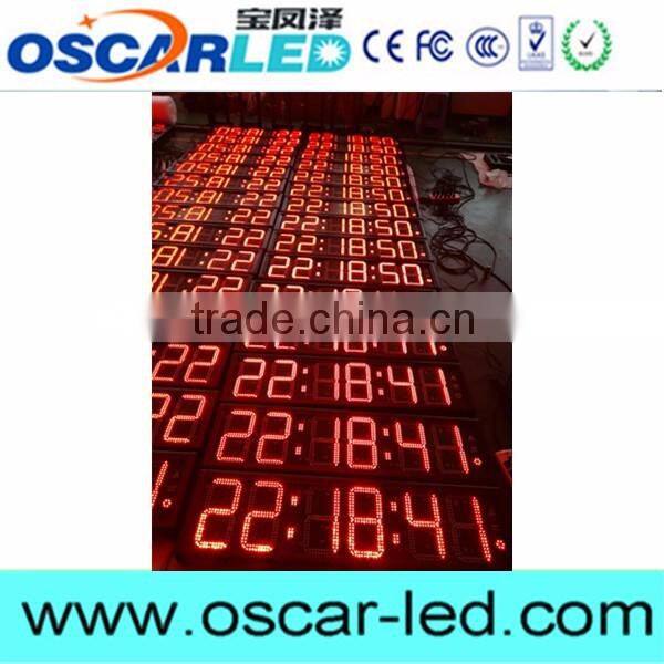 Factory cheap and good 6 digits time clock led