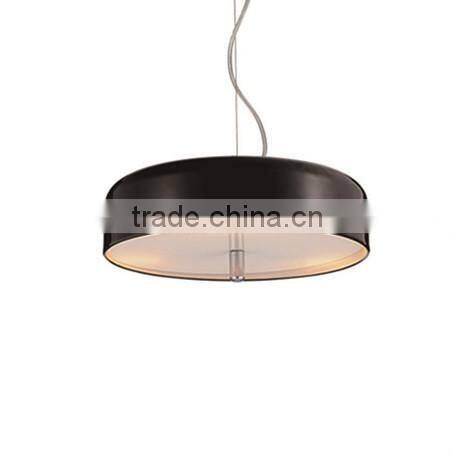 round shape modern carbon steeel pendant light