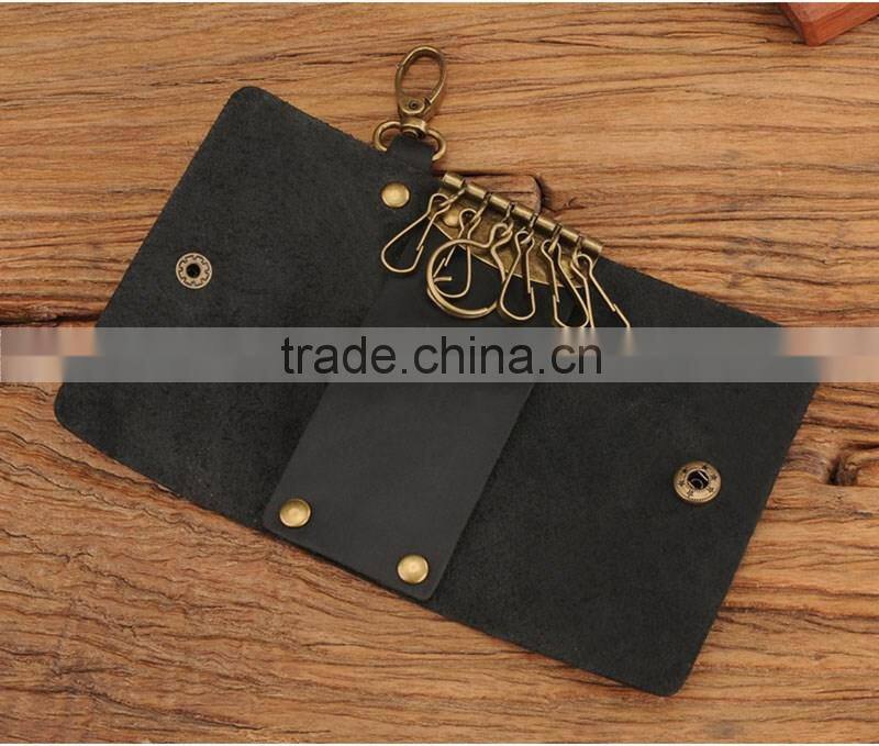 Custom cute handmade leather key holder