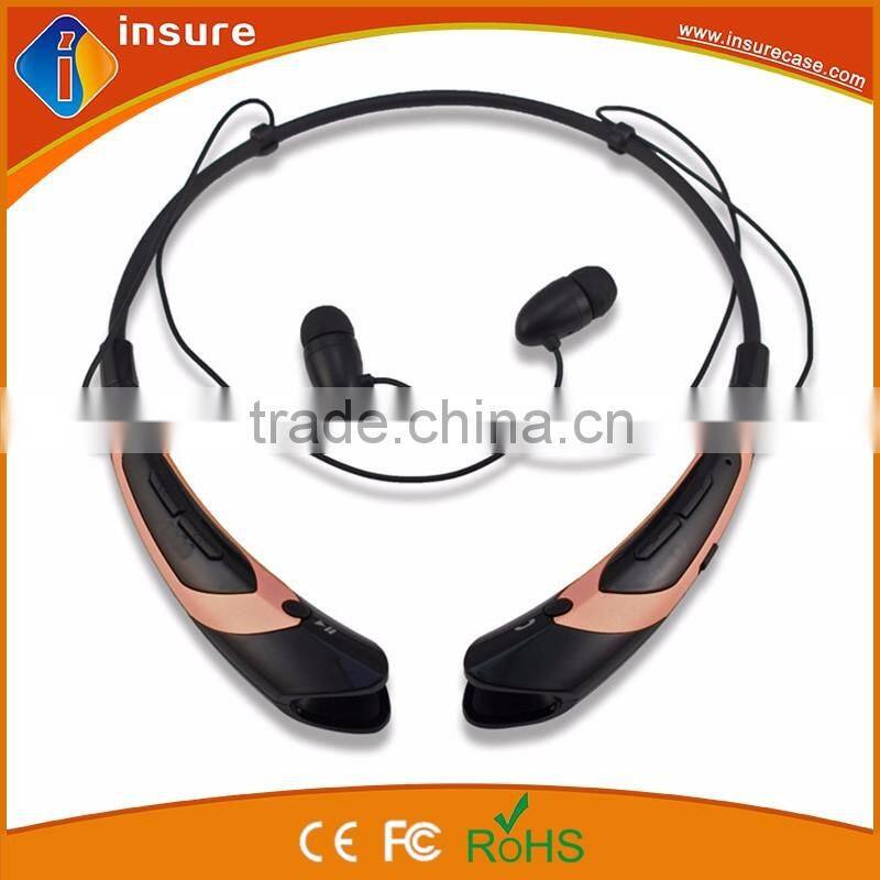 Stereo wireless neckband bluetooth headset with mirco usb