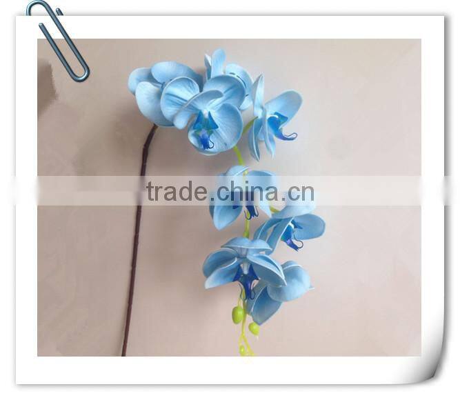 Tianjin factory wholesale pink PU artificial orchid
