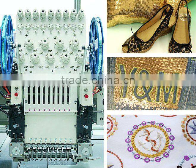 Single head chain stitch embroidery machine