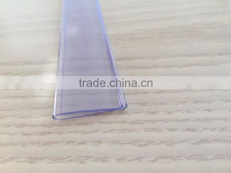 plastic supermarket price data strip