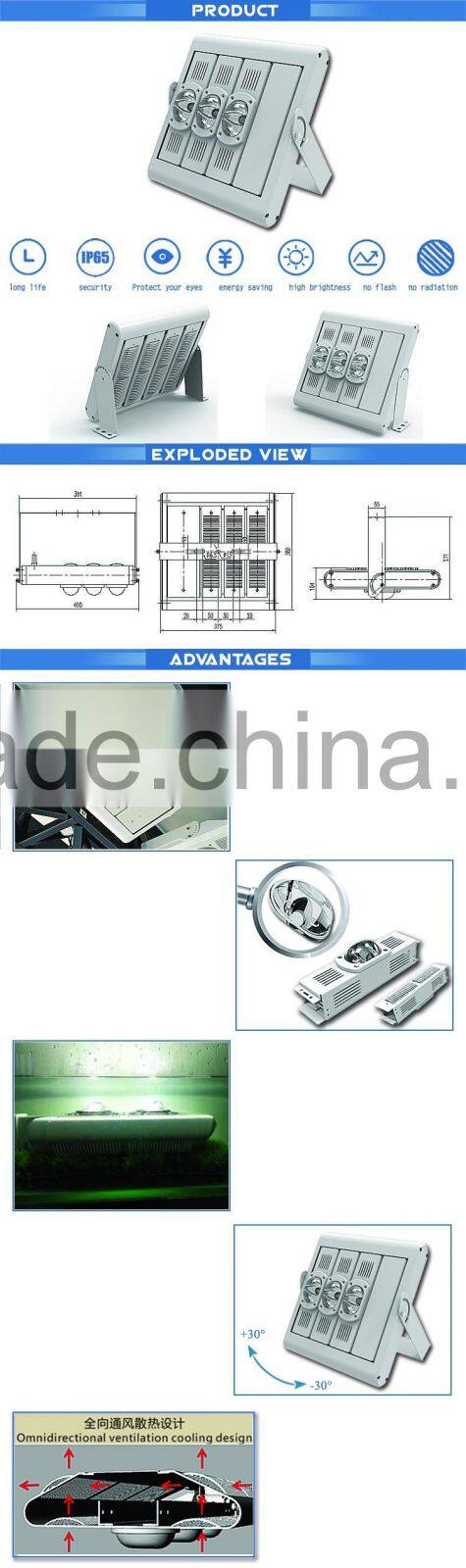 outdoor application SMD3030 COB light source optional 100w led flood lights