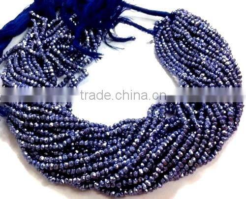 7 Pcs 1 Strand Natural Lapis Lazuli Faceted Drilled Nuggets,Handmade Rare Gemstone Tumble Beads,7" Long Jewelry Making