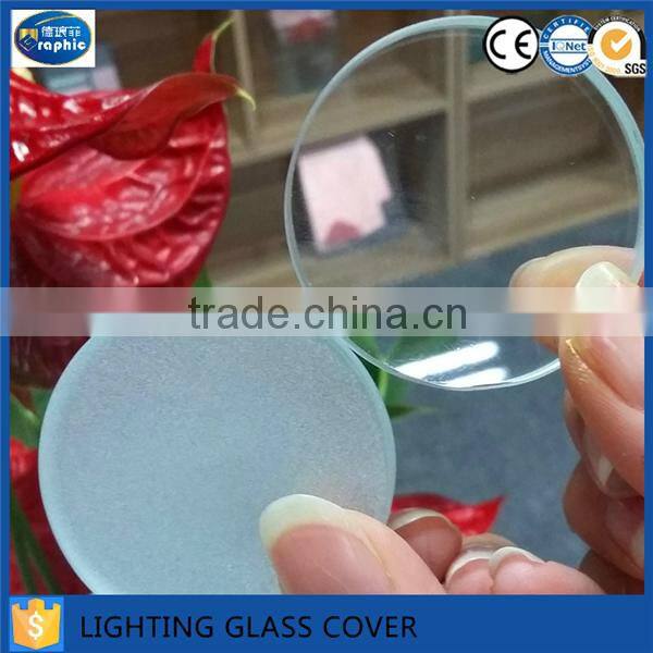 China factory price clear lighting glass with 3C/CE/ISO