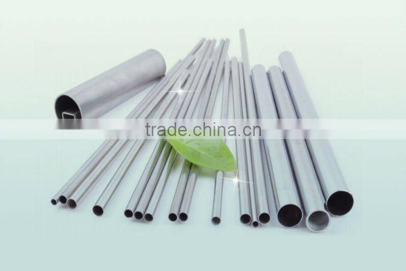 Stainless Steel Oval Gold/Mirror Slot Tube