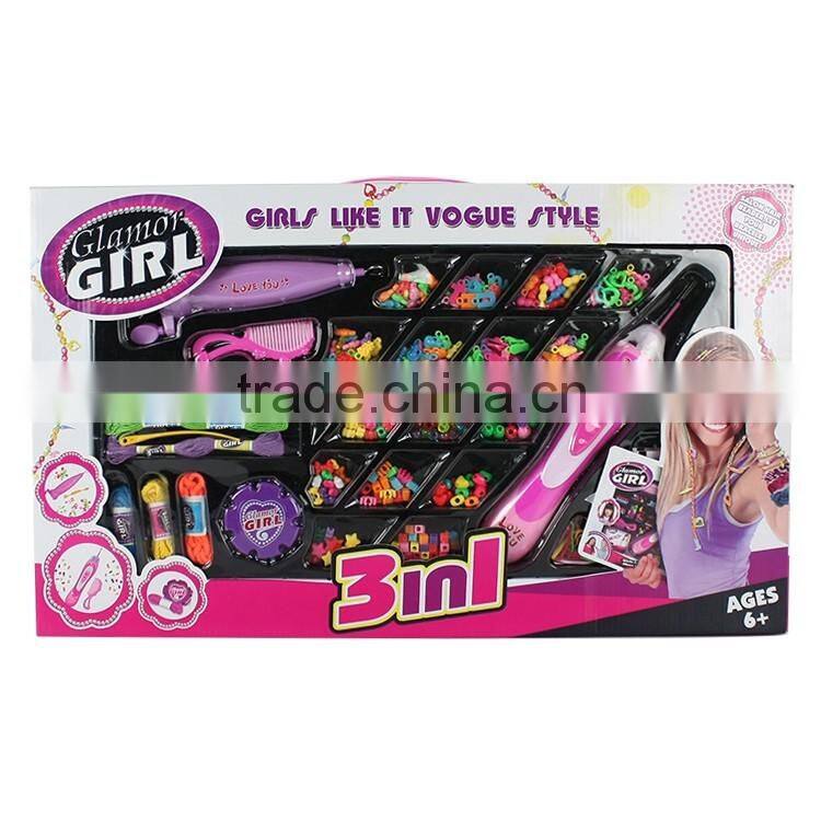 Nice style kids popular toys pretend hair beauty set