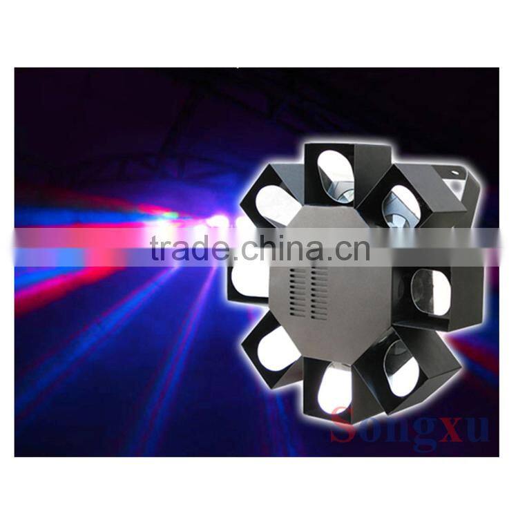rain effect 8 led scan fish light professional dance lights dj equipment