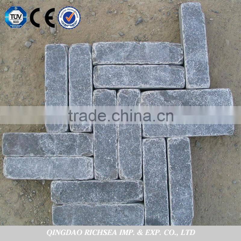 Big Production Ability Honed & Tumbled Blue Lime Stone / Blue Limestone