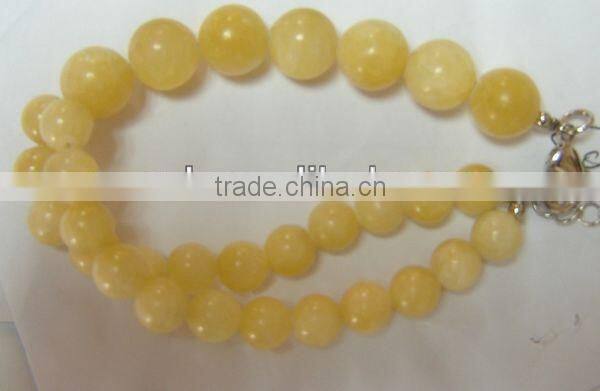 Fashion bracelet aragonite round beads bracelet jewelry