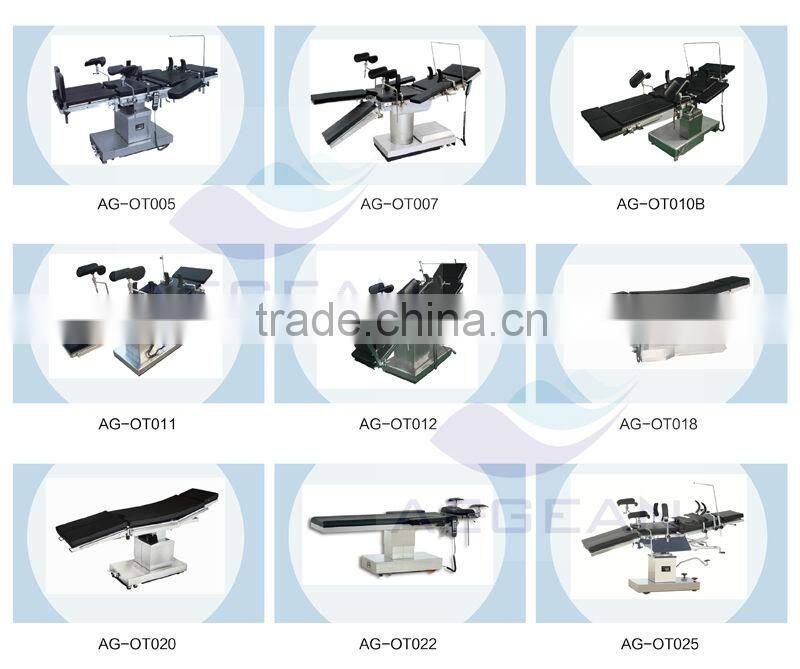 AG-OT009 Waterproof foam mattress operating surgical operation table