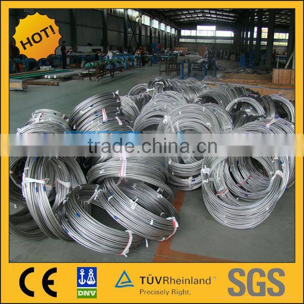 Bright annealed seamless coiled tubing, stainless steel seamless coiled tubing