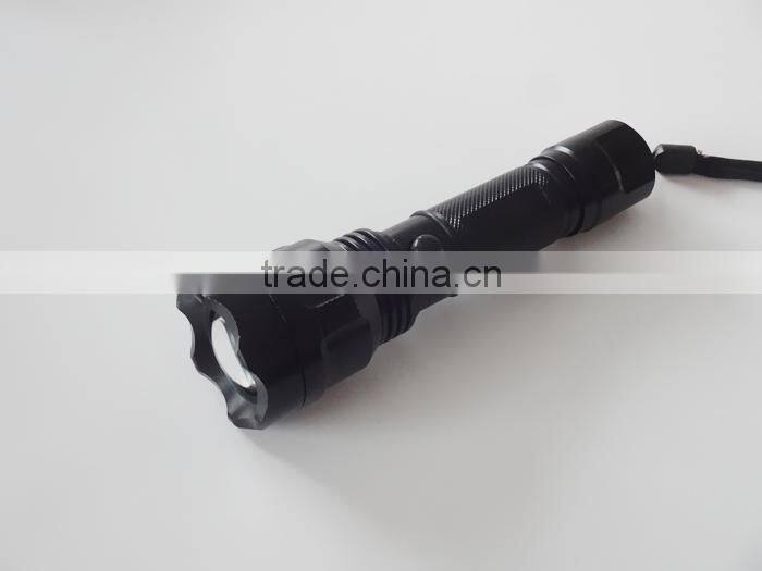 Onlystar GS-9074 aluminum adjustable focus rechargeable zoomable high beam torch light