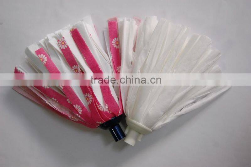 Non-woven Cleaning Cloth with the plastic head for Mophead
