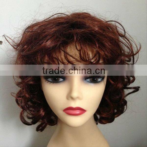 full machine made spring curl wig
