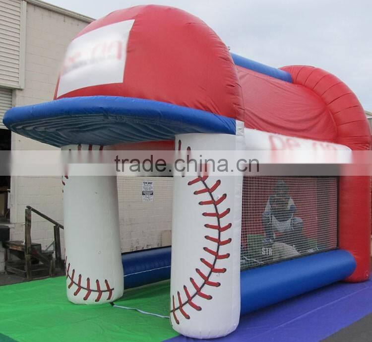baseball inflatables speed pitch,fast air pitch,inflatable baseball sport games