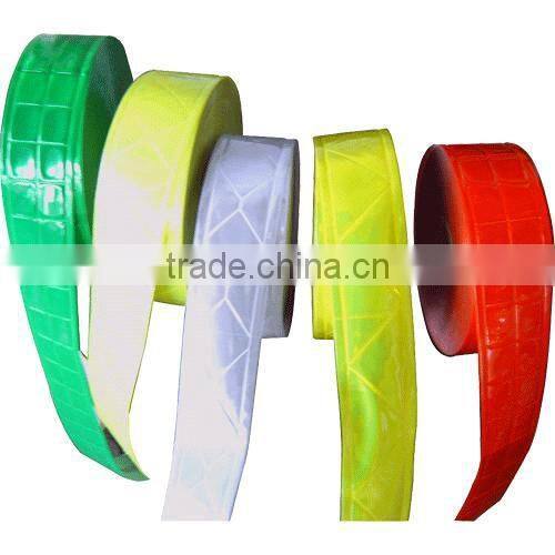 CY PVC Ribbon Tape High Visibility Safety Reflective Tape Sew-on Garment
