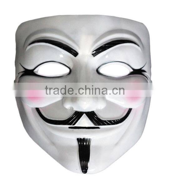 2016 new design of plastic clown mask ,joker mask,carnival mask