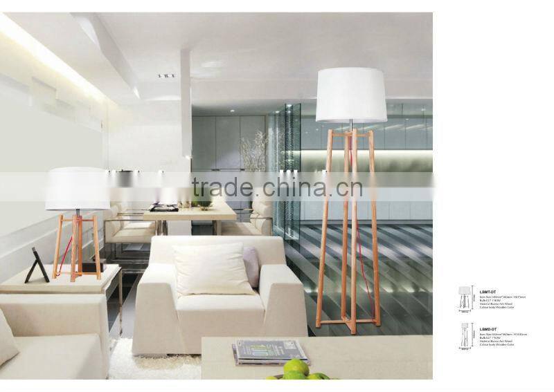 Hot sell wood table light/floor lamp LBMT-DT/LBMD-DT