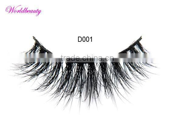 real mink false eyelash with private label volume 3D mink lashes