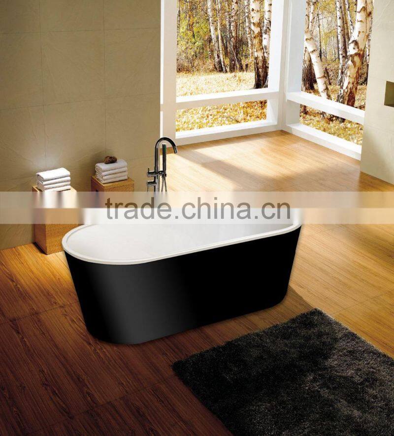 australia acrylic bathtub,paint bathtub,one end vertical freestanding bathtubs