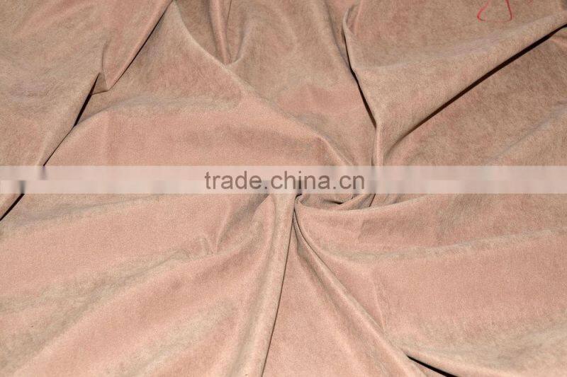 100% Polyester Sofa Upholstery Suede Fabric