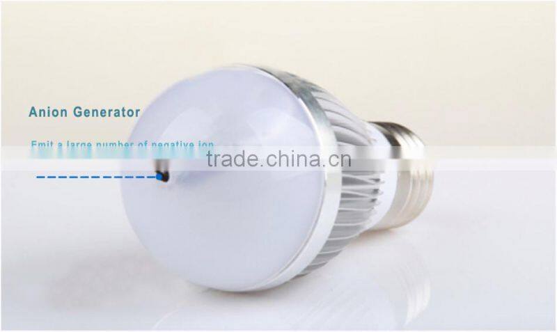 led bulb manufacturing plant CE RoHS dimmable 5w e27 negative ion led lamp