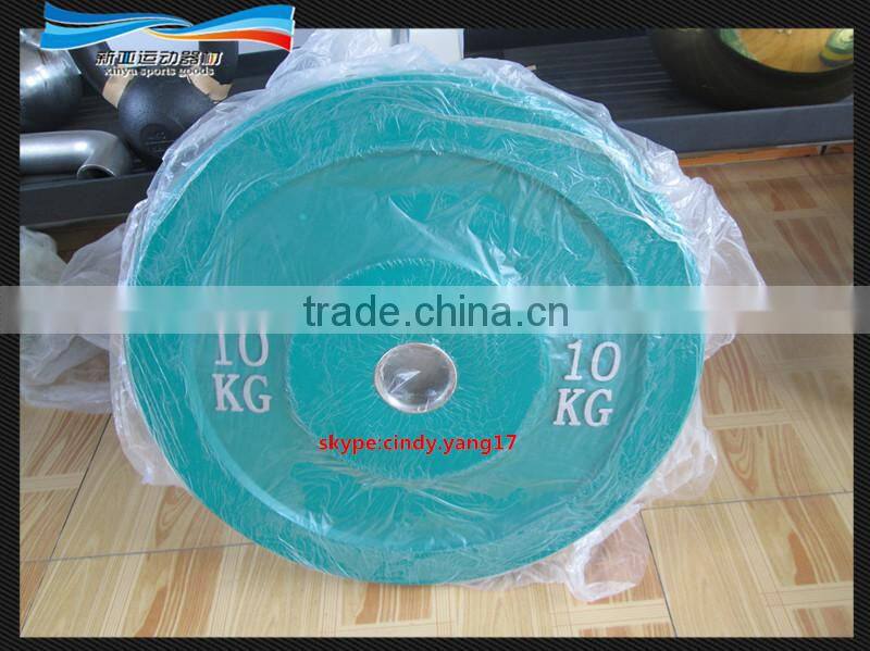 2015 NEW High Quality Colored Olympic Bumper Plates Crossfit Olympic Weight Plate s Bumper Plates Solid Bumper Plates ,Odorless