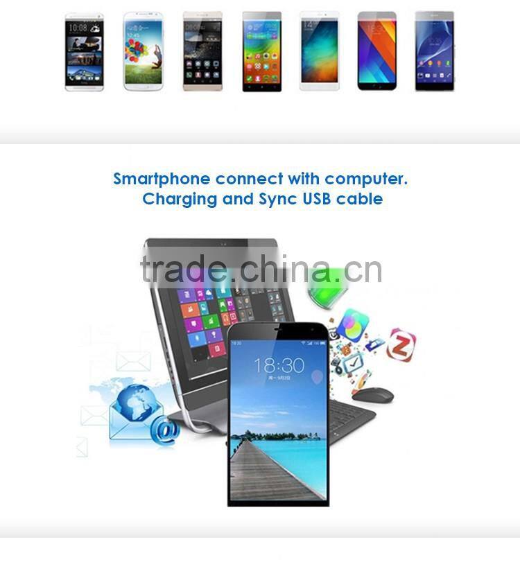 3.3 ft(1M) High Speed Aluminum Shell Nylon Braided USB 2.0 A Male to Micro USB Male Cable
