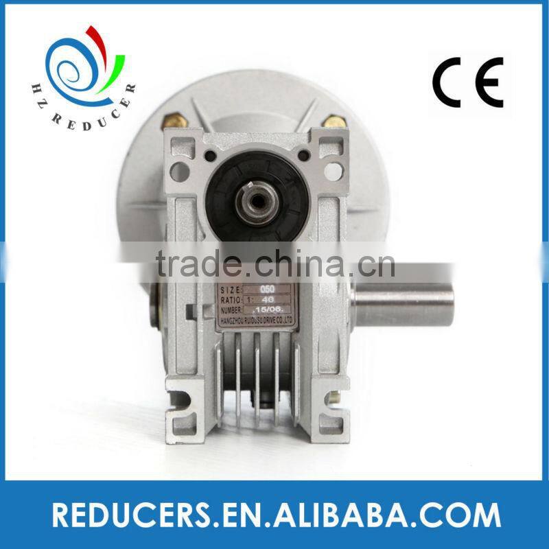 NMRV-AS worm gear reducer gearbox,transmission equipment with CE certificate NMRV90 with output shaft