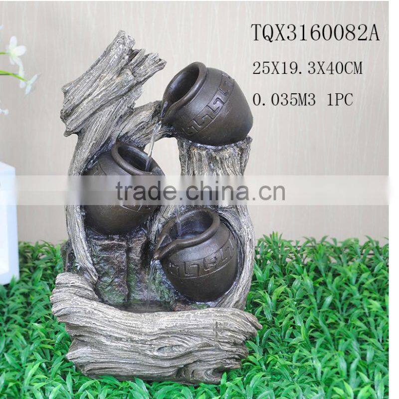 Cheap price resin indoor mini garden waterfountain