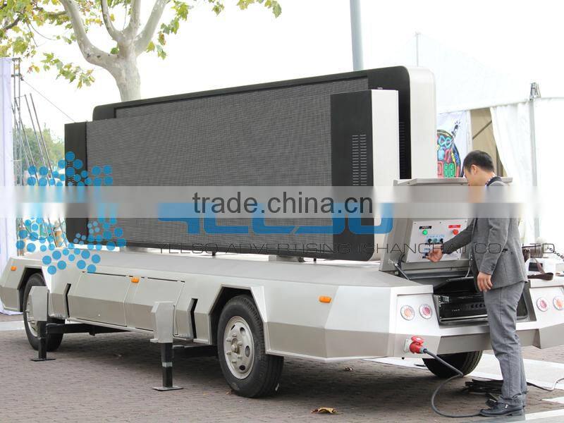 YEESO 2014 Top Sale LED TV Trailer YES-T12 Outdoor Mobile Advertising Vehicle