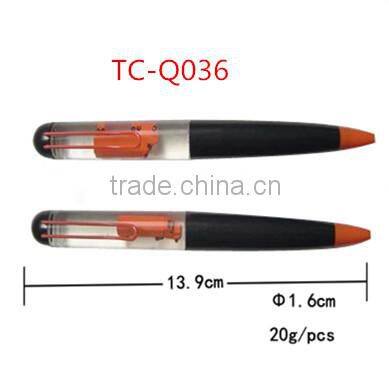Small Order Accept Original Brand Specialized Produce Liquid Floater Ball Pen With Custom Printed Logo