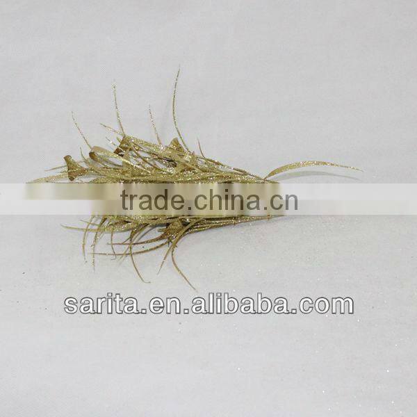 good material 15.7 inch height and 7 branches metal flowers craft