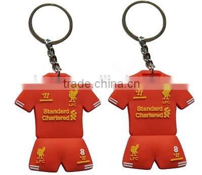 wholesale promotional cheap paypal accept custom soft rubber/pvc keychain