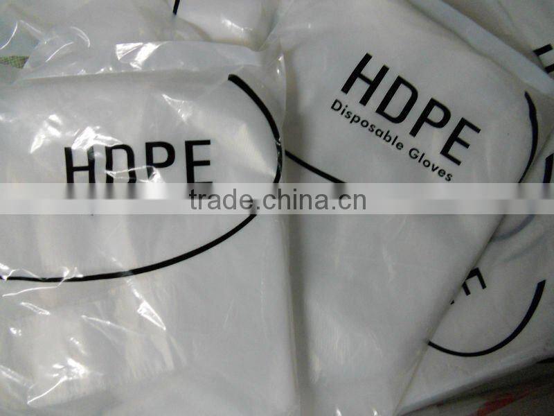 Disposable HDPE gloves/food handling gloves/PE gloves