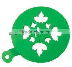 Plastic cake decoration designs cake stencil
